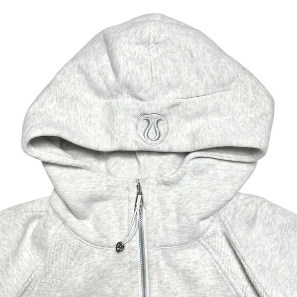 Lululemon | Women | Scuba Oversized Heather Gray Half Zip Cropped Hoodie | XS-S - Picture 10 of 13